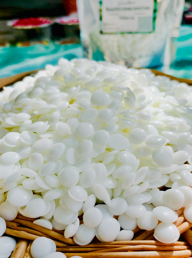 وکس 500گرمی سفید ژله ای